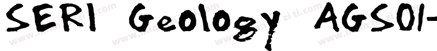 SERI Geology AGSO1字体转换